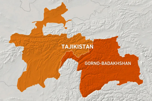 tajik map